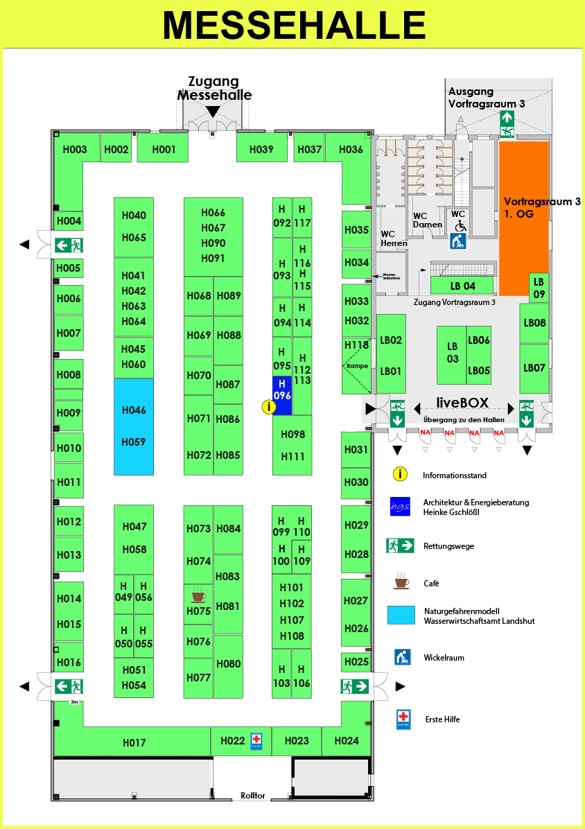 Plan Messehalle 2026 offiziel